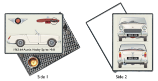 Austin Healey Sprite MkII 1962-64 (wire wheels) Pocket Lighter